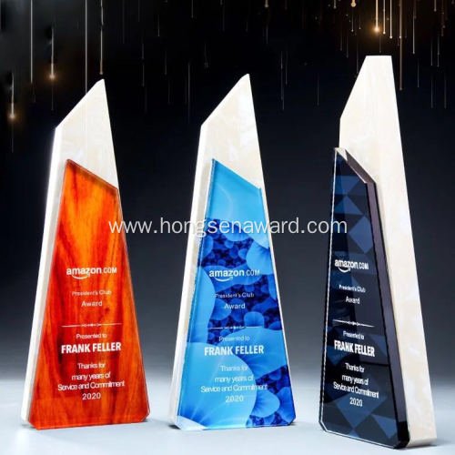 crystal  trophy  for games